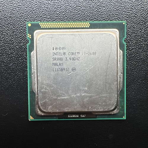 Intel Core i7-2600 SR00B 3.40GHz 8MB Quad-Core LGA1155 Desktop Processor Tested