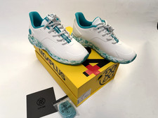 G/FORE Men's MG4 Monochrome Camo Spikeless Golf Shoes, Snow/Siren, Men's 9, NEW