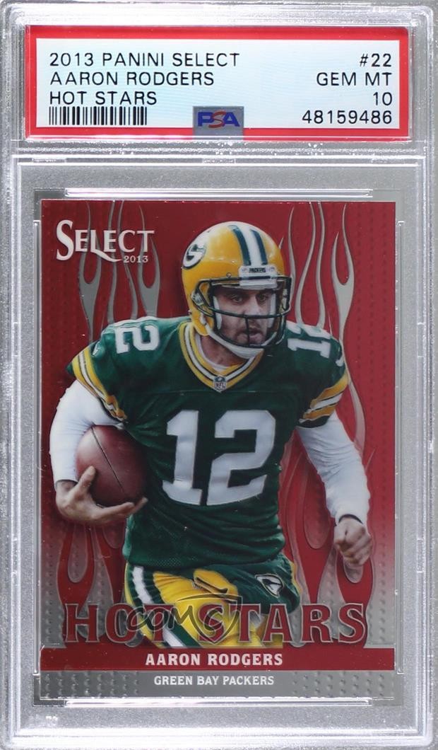2013 Panini PANINI SELECT HOT STARS Aaron Rodgers front