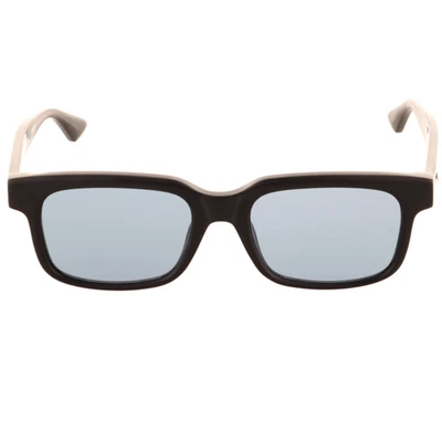 Gafas de sol Montblanc marco cuadrado de acetato negro azul ID: 135575 NUEVO - Imagen 1 de 3
