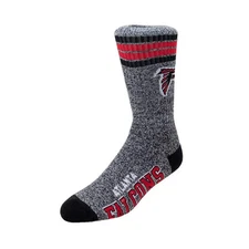 FBF NFL Atlanta Falcons Got Marbled? Crew Socks - Men's Large