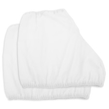 Plush Ice Skate Boot Covers White for Pets Competition Use