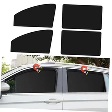 Car Side Window Sun Shades, 4 PCS Window Sunshades Privacy Front&Back 4pcs