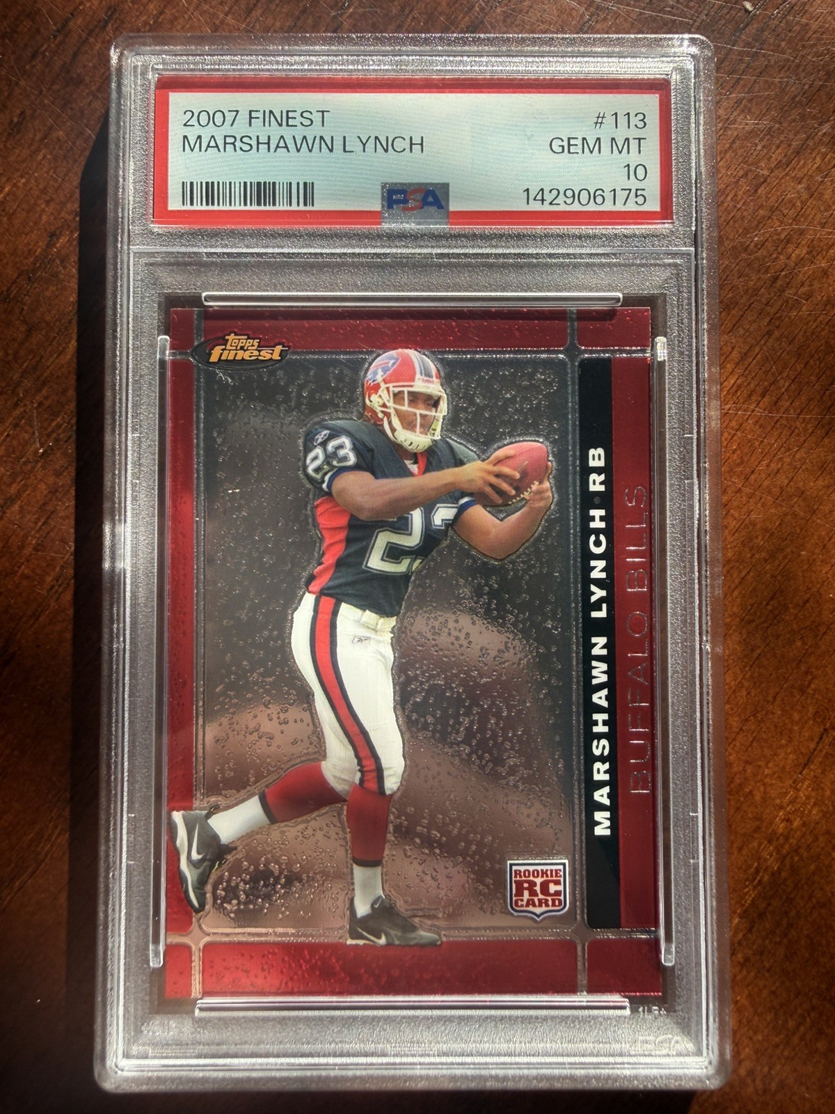 Marshawn Lynch Finest #113 Refractor