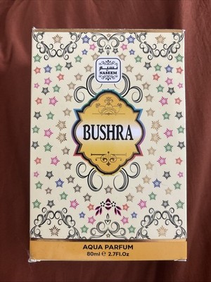 BUSHRA Aqua by Naseem: Non-Alcoholic Arabian Unisex Perfume, 80ml Eau de Parfum