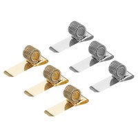 6Stk Stifthalter-Clip,Horizontaler Stifthalter Aus Metall,2 Farben