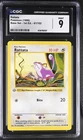 CGC 9 MINT Rattata 61/102 Base Set 1st Edition Shadowless Pokemon Card