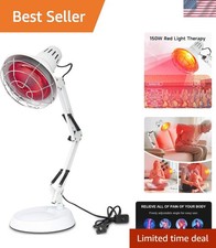 Infrared Lamp, 150W Near Infrared Light with Stand Sturdy, Adjustable Red Lig...