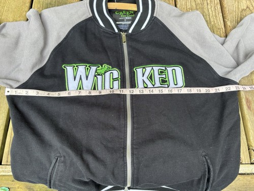 Wicked offizielle Broadway Musical College-Stil Jacke grün für gute Größe Large - Bild 12 von 12