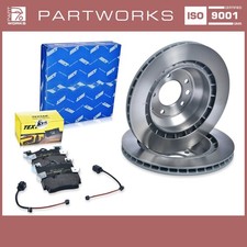 Bremsscheiben + Bremsbeläge +WK für PORSCHE Cayenne 955 9PA 1KU HINTEN