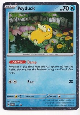 Pokemon TCG Psyduck 007 MEGA Promo MEP Mega Evolution English Holo Card 2025