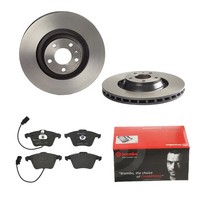 Brembo Bremsscheiben Ø347MM + BremsbelÄGe Vorne FÜR Audi A6 C6 Allroad Skoda VW
