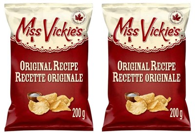 Miss Vickie's Original Recipe Kettle Cooked Potato Chips, 200g (2 Pack)