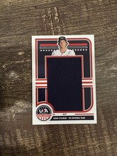 Aiden Stillman 2025 USA Stars & Stripes Jumbo Hat Patch Relic /6 Game Worn/ Used