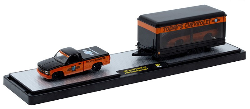 M2 MACHINES AUTO-HAULERS RELEASE 93 - 92 CHEVY C1500 SS & 85 CHEVY