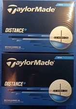 2 Dozen Taylormade Distance Golf Balls Brand New With Alignment Aid