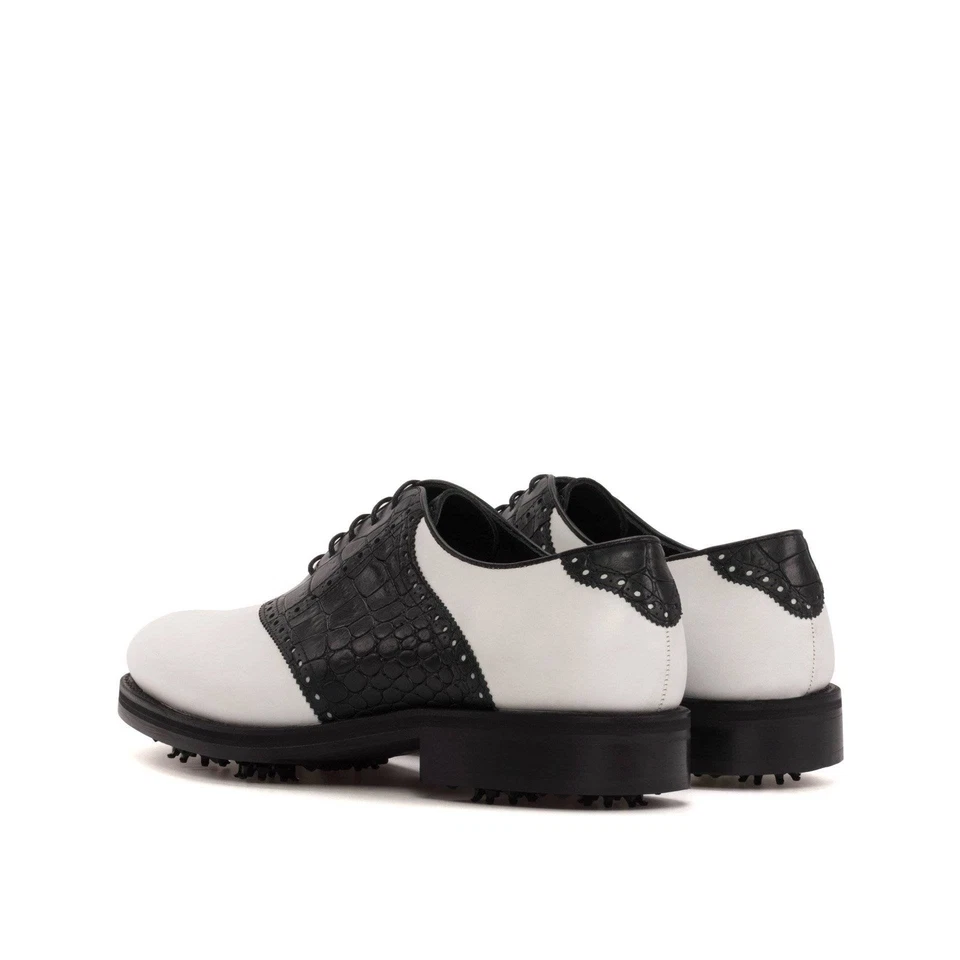 Robert August | The Lincoln Ave. Saddle Shoe No. 8228 | Golf Shoes - Image 3 of 4