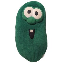 Lyrick VeggieTales Larry the Cucumber Green Plush Toy Stuffed Animal 11"