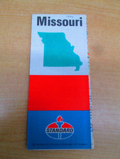 Vtg 1971 Missouri Standard Oil Highway Road Map