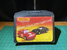 VINTAGE TOY 1983 MATCHBOX OFFICIAL COLLECTORS CARRY CASE With TRAYS FOR 24 CARS