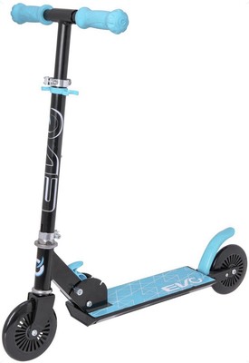 Kinder Faltbarer EVO Kick Push 2 Rad Aufsitz Roller Höhenverstellbar 5+