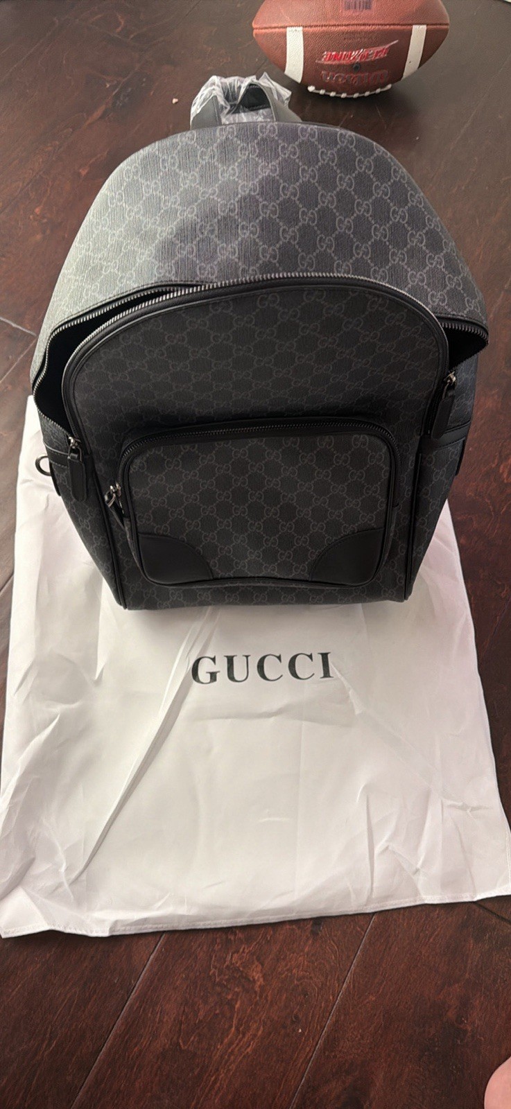 Black Backpack Bag Monogram - image 1