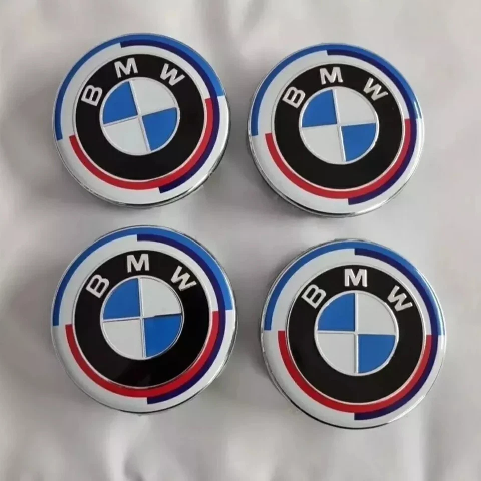 4X BMW ALLOY WHEEL CENTRE HUB CAPS 68mm E60 E90 E92 E82 E87 F10 F20 F30 - Image 2 of 4