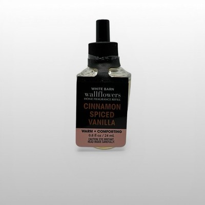 NEW Bath & Body Works Cinnamon Spiced Vanilla Wallflower Refill 0.8 fl oz