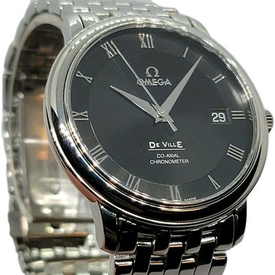 Omega De Ville Co-Axial Chronometer Ref. 168.1057 Black Dial Full Stainless Band