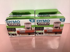 2 rolls (600 total labels) Genuine Dymo Industrial 2-5/16" x 4" Durable Labels