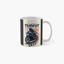 2025, my year to thrive  Classic Mug , Gift For Family