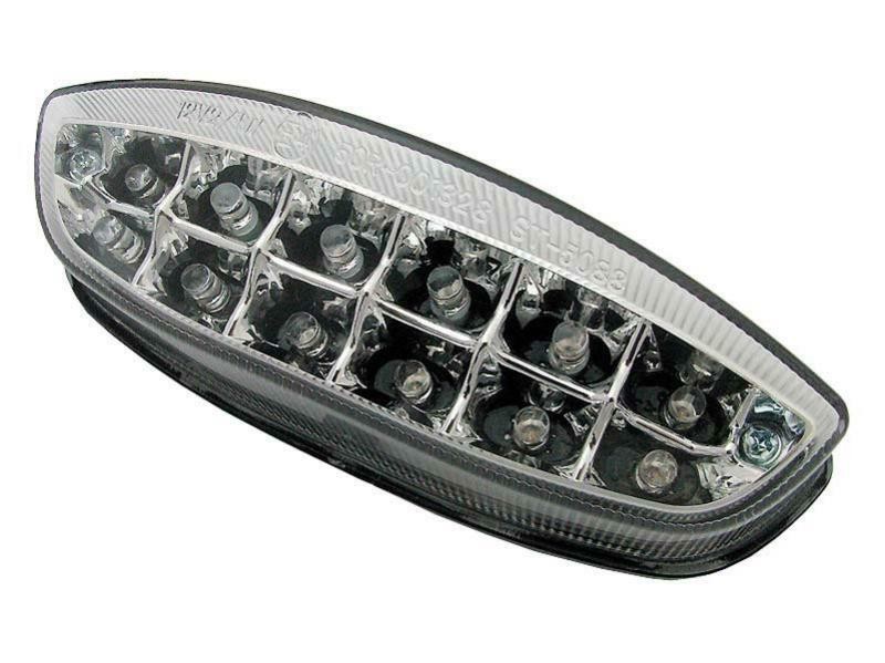 Feu arrière BIHR LED avec clignotants intégrés pour sublimer votre Yamaha YZF125R nocturne