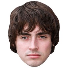 Gene Gallagher Brown Hair Celebrity Mask, Flat Card Face, Fancy Dress Mask