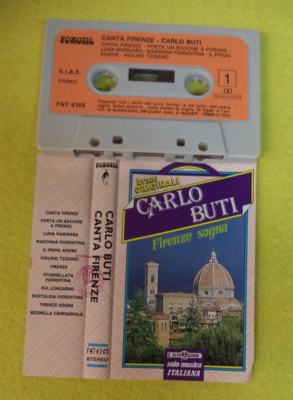 MC CARLO BUTI Canta firenze 1990 italy FONOTIL FNT4105 no cd lp dvd vhs