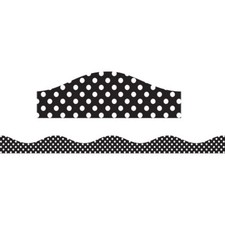 Big Magnetic Magi-Strips, Black and White Dots, 12' Ashley Productions ASH11122