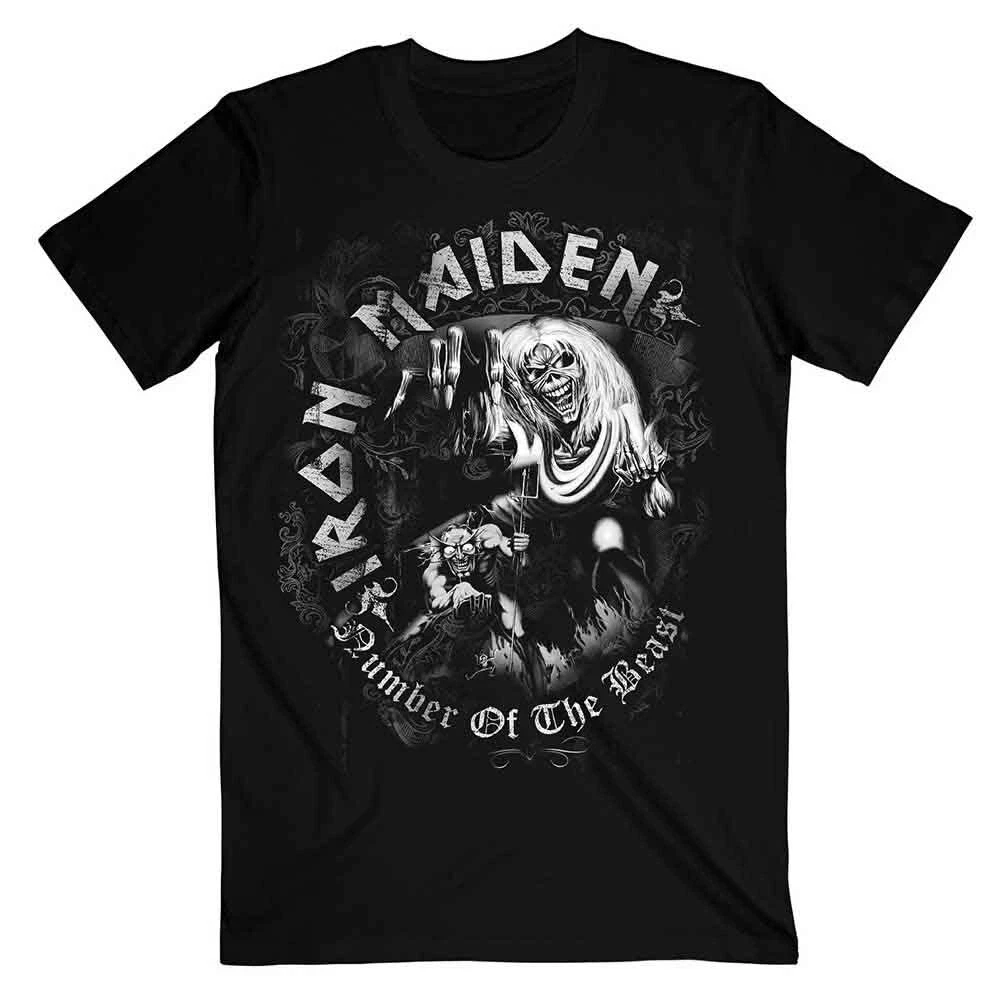 T-shirt Vintage Iron Maiden XL - Eddie Le Soldat - Coton Noir - Occasion Très Bon état
