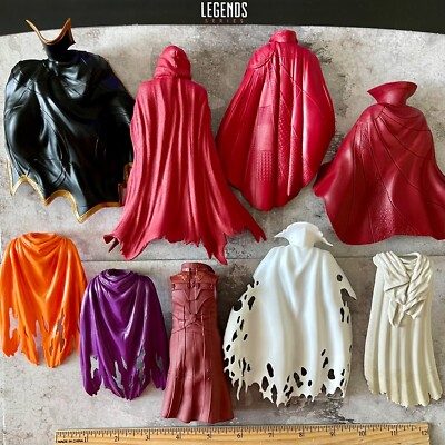 Marvel Legends CAPE COAT CLOAK black white red blue Doctor Strange