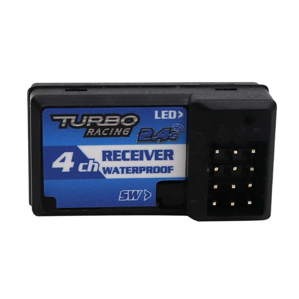 2.4GHz 3CH RC Trasmettitore Controler e Ricevitore per 1/8 1/10 RC Auto Camion - Immagine 4 di 4