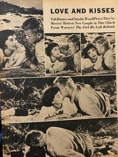 The Girl He Left Behind, Natalie Wood, Tab Hunter, Full Page Vintage Clipping