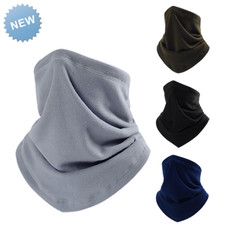 Fleece Neck Warmer Windproof Winter Neck Cold Weather Face Mask for Running