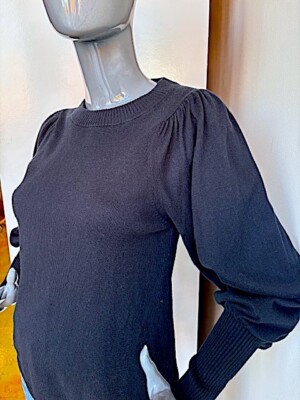 APIECE APART Eco-Dewi Puff Sleeve Cotton/Cashmere Sweater NWOT/sz M