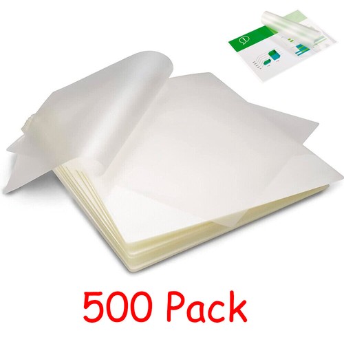 3 Mil 500 Thermal Laminating Sheets Laminator Pouches 9"x11.5" Clear Letter Size