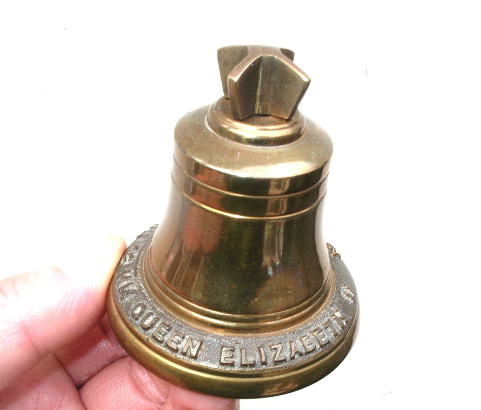 1953 QUEEN ELIZABETH Coronation BRASS BELL Gillett & Johnston Bell