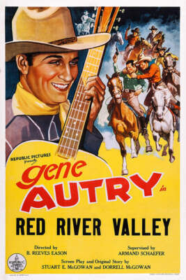 Gene Autry Red River Valley Movie Poster Print 17 X 12 Reproduction