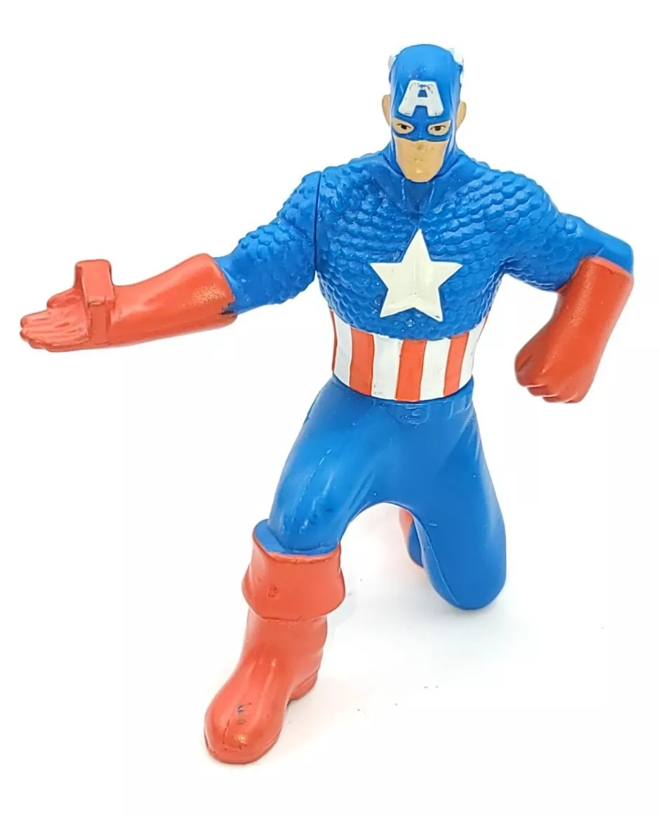 2010 Marvel Super Heroes McDonalds Happy Meal Toy Captain America 7 no shield G