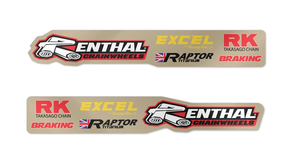 Swingarm Decals Clear Universal ProCut Graphics 13" X 2" (SA-PROCUT-07) - Image 3 of 4