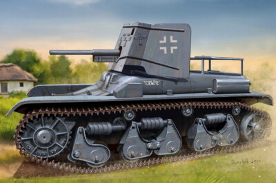 HobbyBoss 1/35 German 3.7cm Pak 35/36 auf PzKpfw 35R(f)
