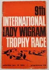 1963 9th International Lady Wigram Trophy Race Program - Motor Racing NZ
