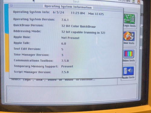 Macintosh LC III, BlueSCSI READY, OS 7.6.1, 20 mb memory, tested - Photo 17/19
