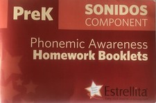 Estrellita Phonemic Awareness Homework Booklet Sonidos Components Spanish Readin